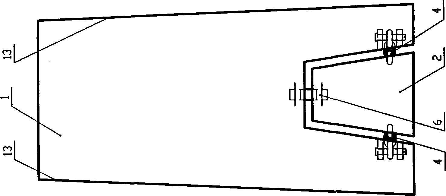 Integral top beam