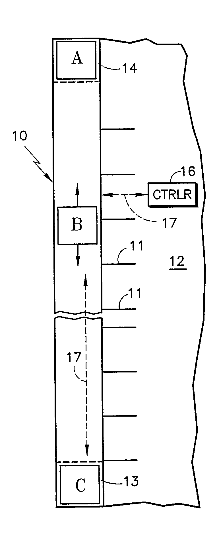 Operating less than all of multiple cars in a hoistway following communication failure between some or all cars