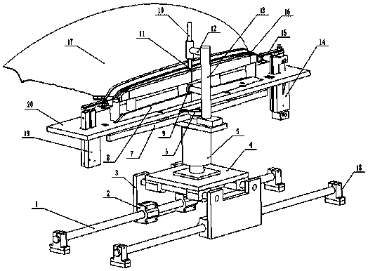 Six-shaft profiling cutting machine adjustable in cutting depth