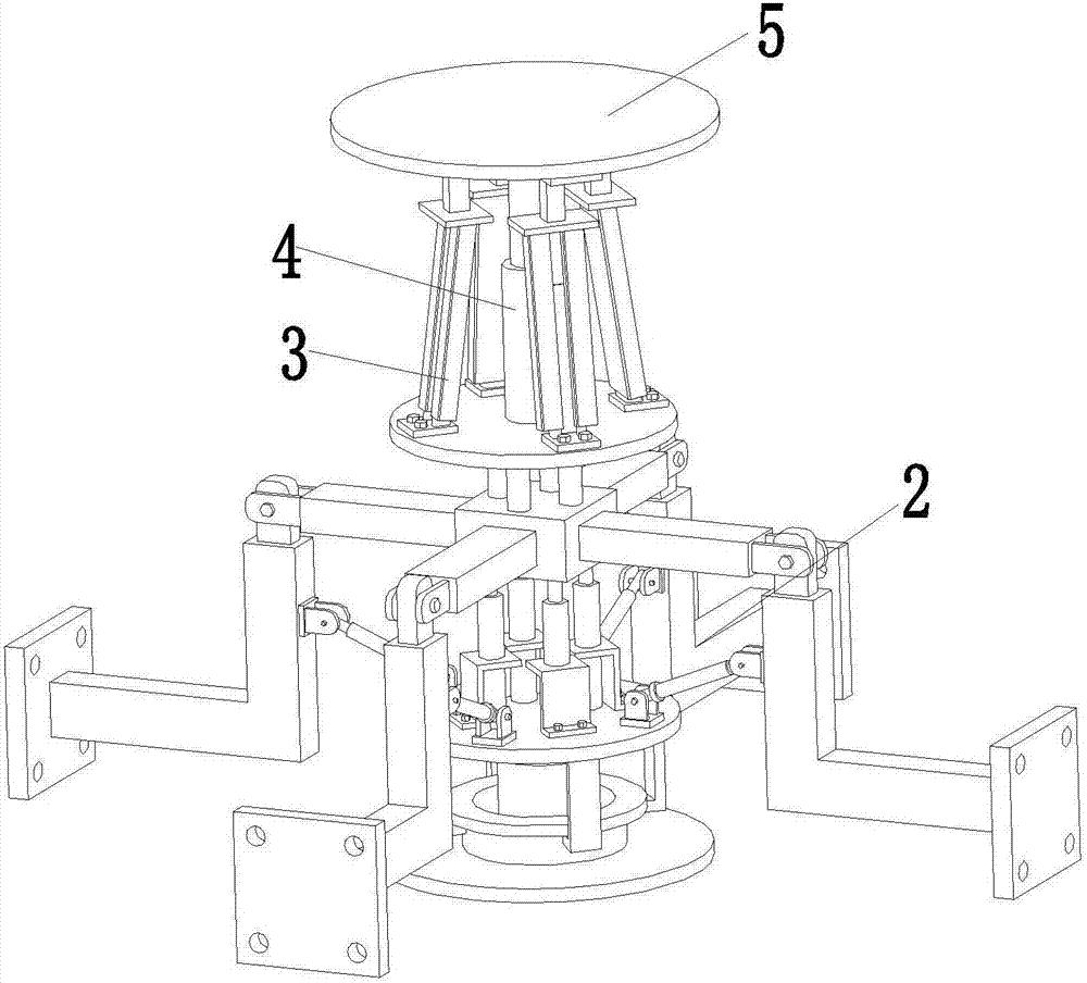 A lifting and supporting device for building indoor dust removal