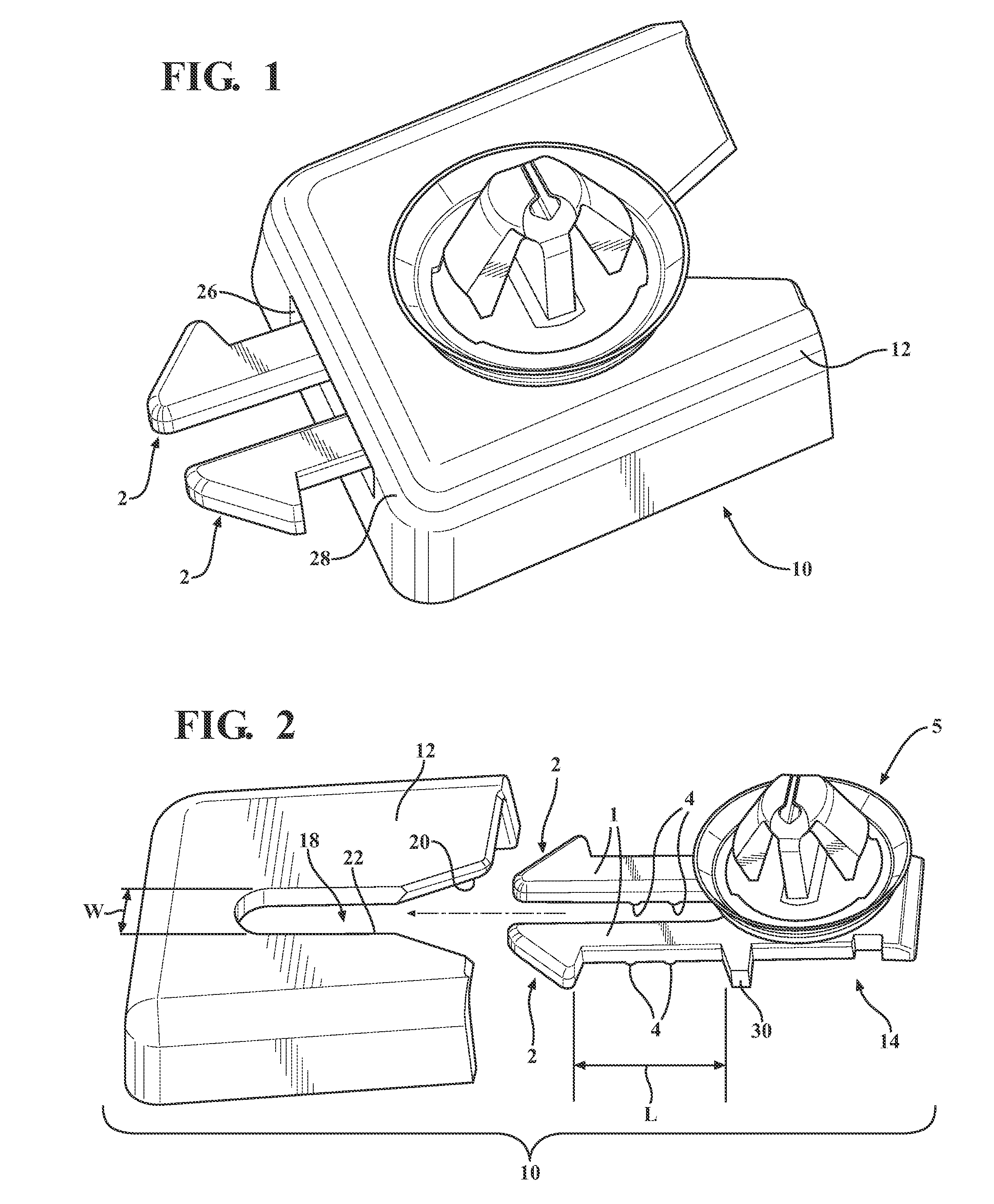 Trim retainer - stab clip