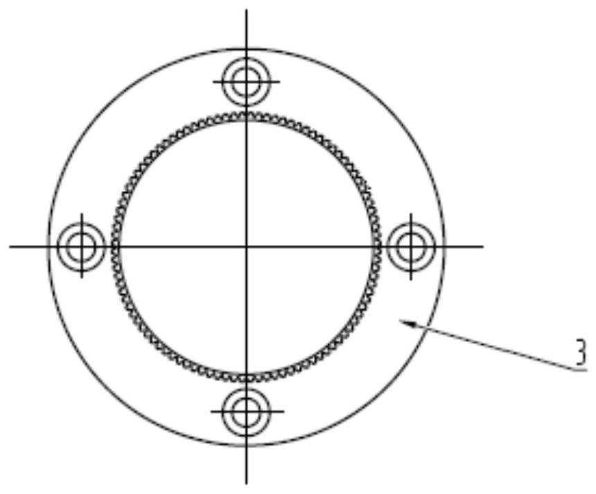 Source positioning device for radiographic inspection of impeller blade of main coolant pump of reactor