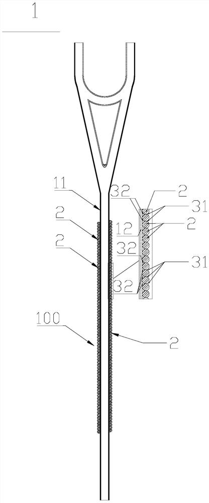 Rubber tube for stethoscope