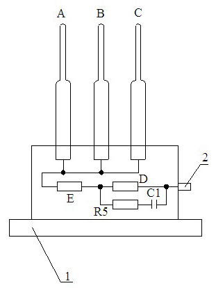 Overvoltage protection device and preparation method thereof