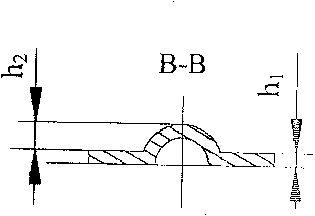 Kinetic pressure gas bearing structure with radial support foil slice