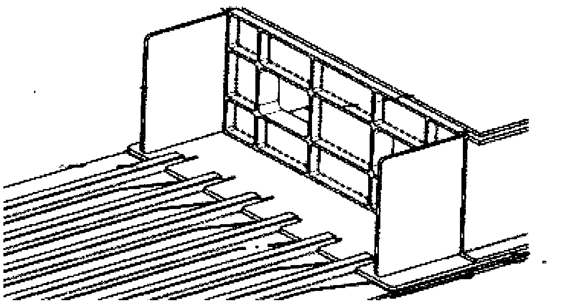 Box section butting assembly and method for different load levels and application