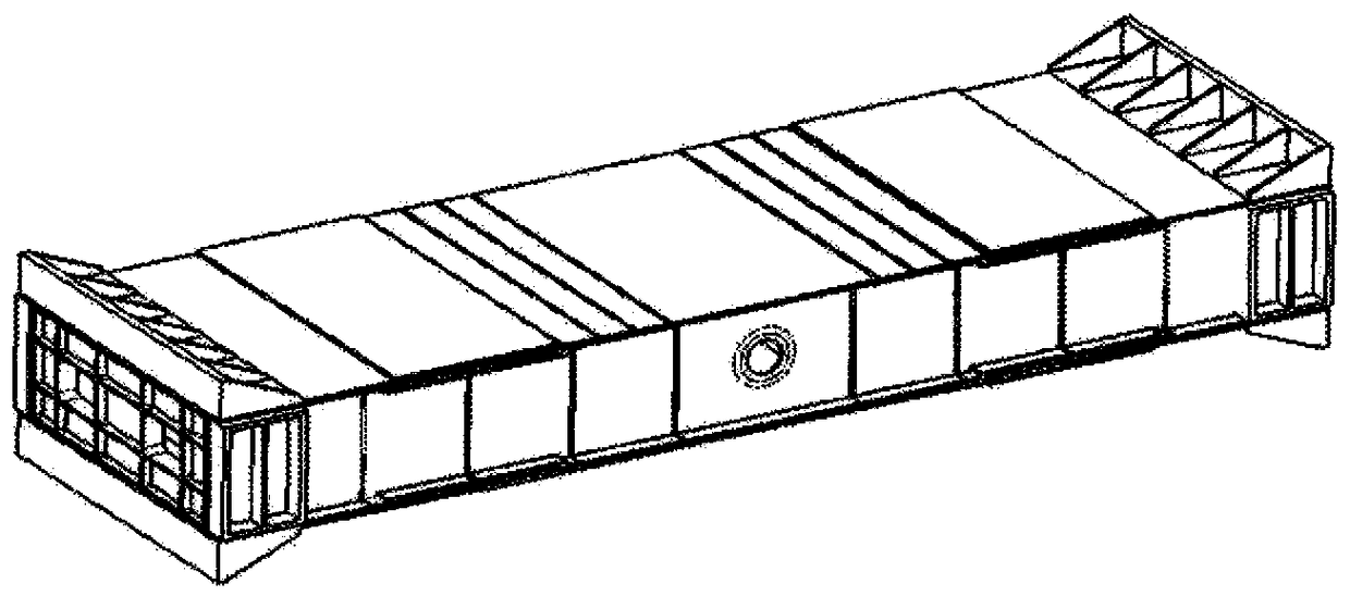 Box section butting assembly and method for different load levels and application