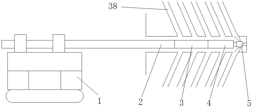 Drilling hole cleaning system and cleaning method