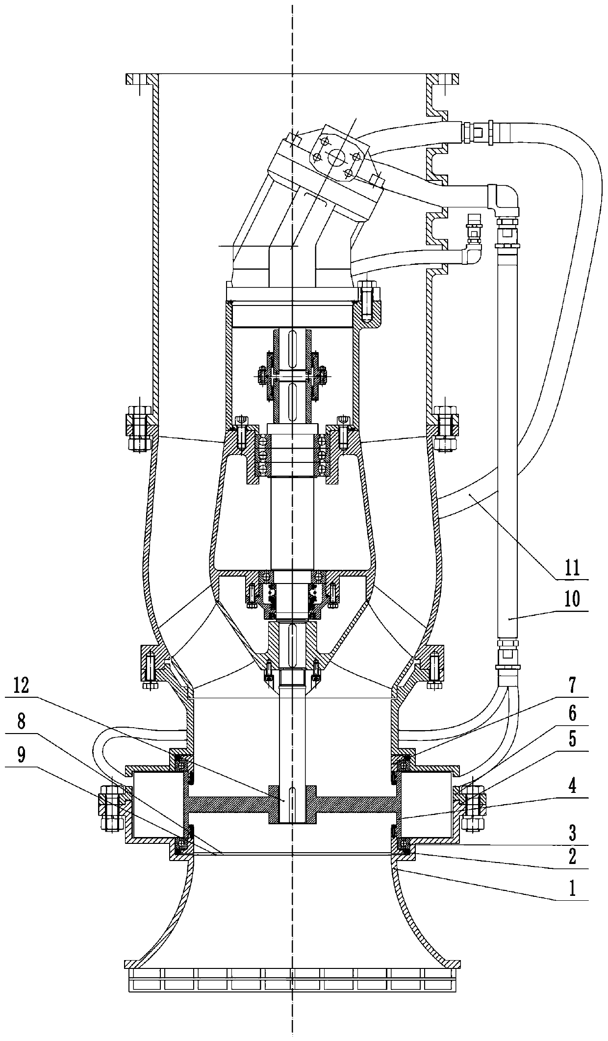 A two-drive cutting device based on hydraulic energy recovery