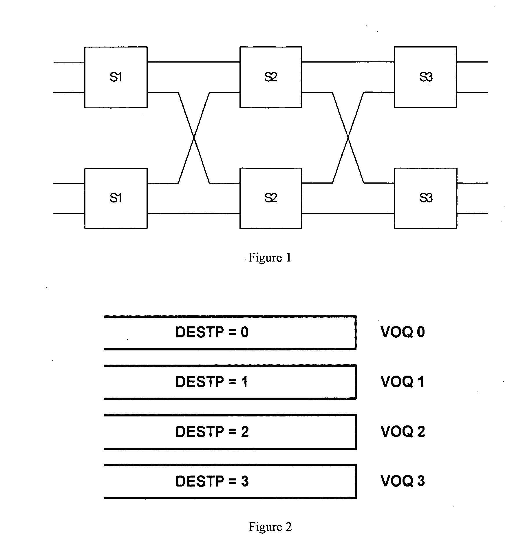 Method, system and node for backpressure in multistage switching network