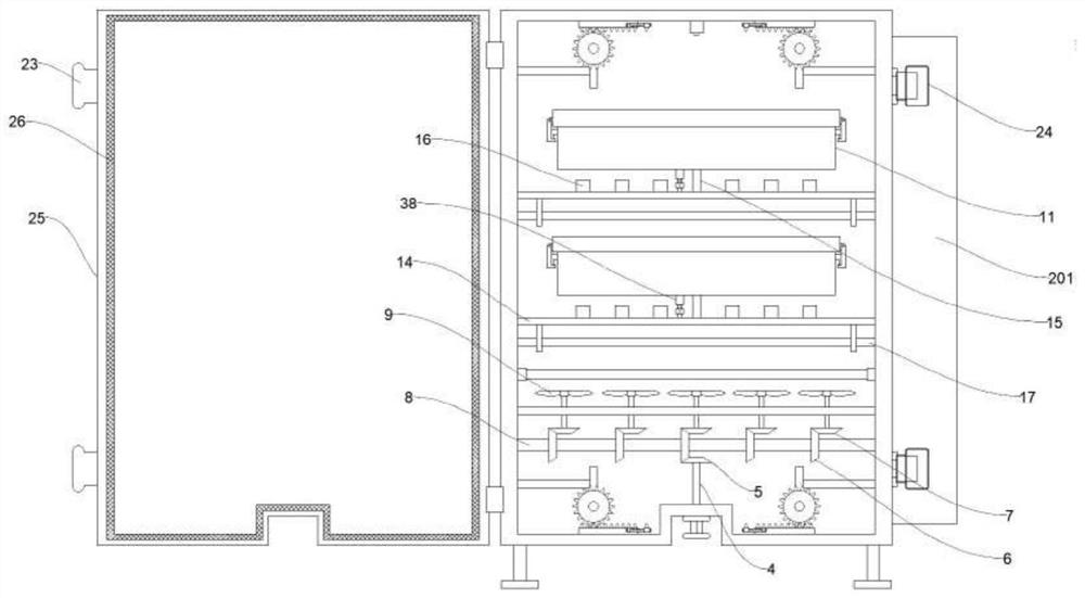 Medicinal material moisture-proof storage cabinet for pharmacy