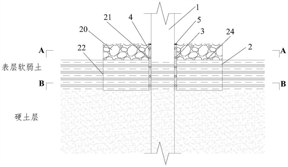 Pile box barrel composite foundation for offshore wind power and construction method thereof