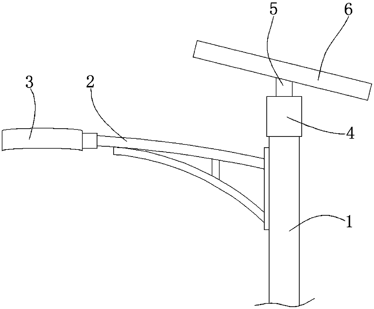 Chained solar cell panel