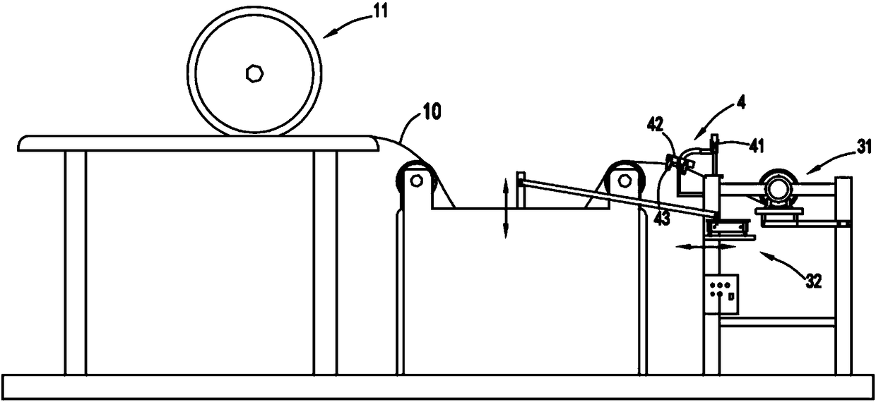 Tape-casting post-treatment system and technology for degradable matte film