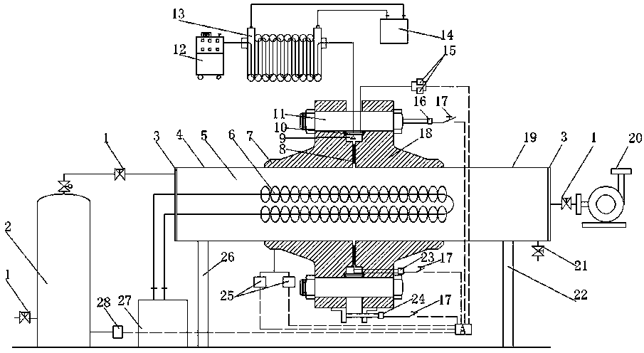 Apparatus for Testing Leakage Rates of Bolted Flange Connection Systems