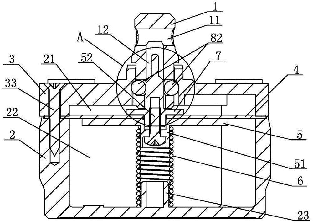 Hydrostatic pressure release device