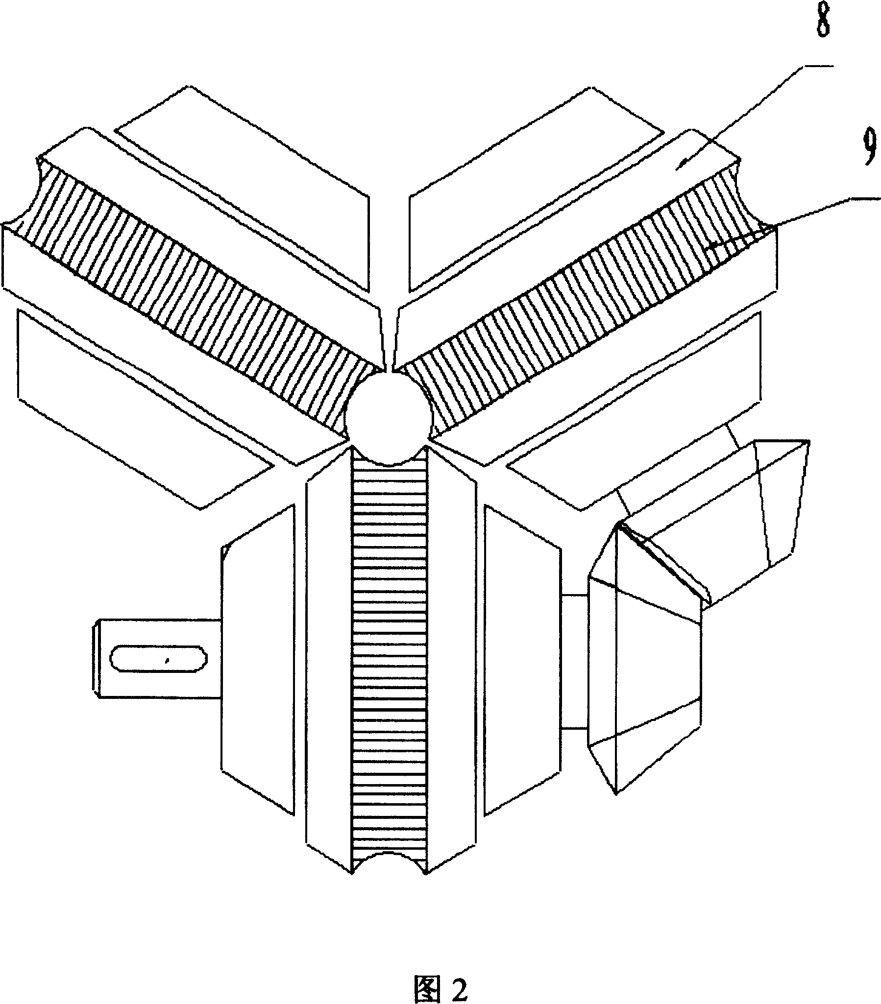 Feeding method for magnesium core spun yarn and device thereof