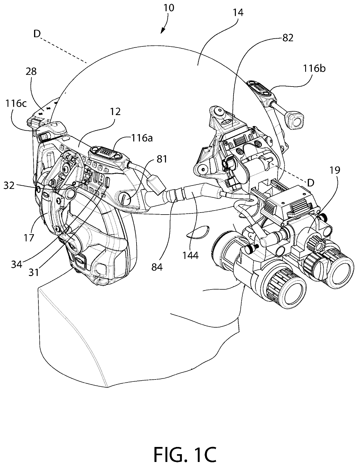 Helmet accessory mounting system