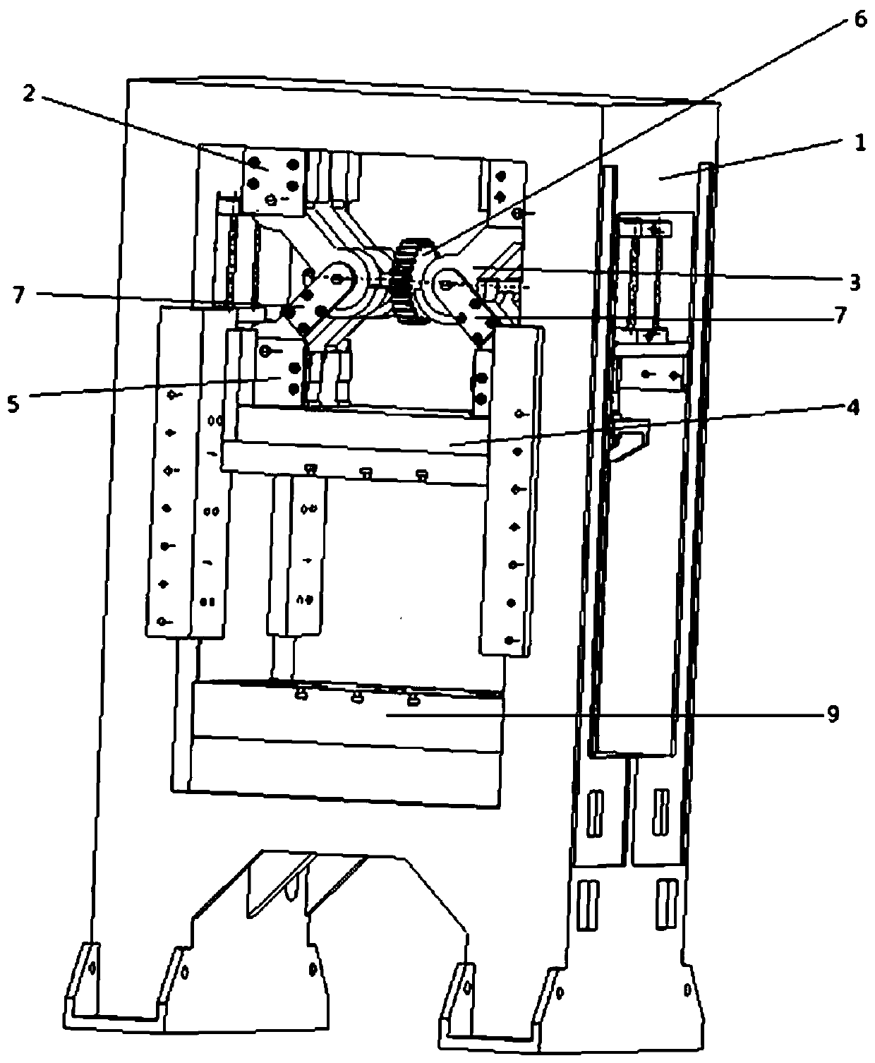 Screw direct-drive toggle type press