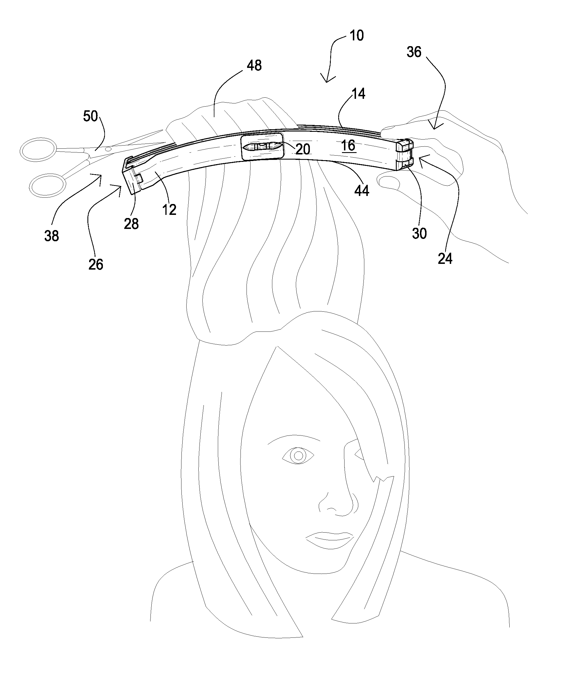 Hair cutting device