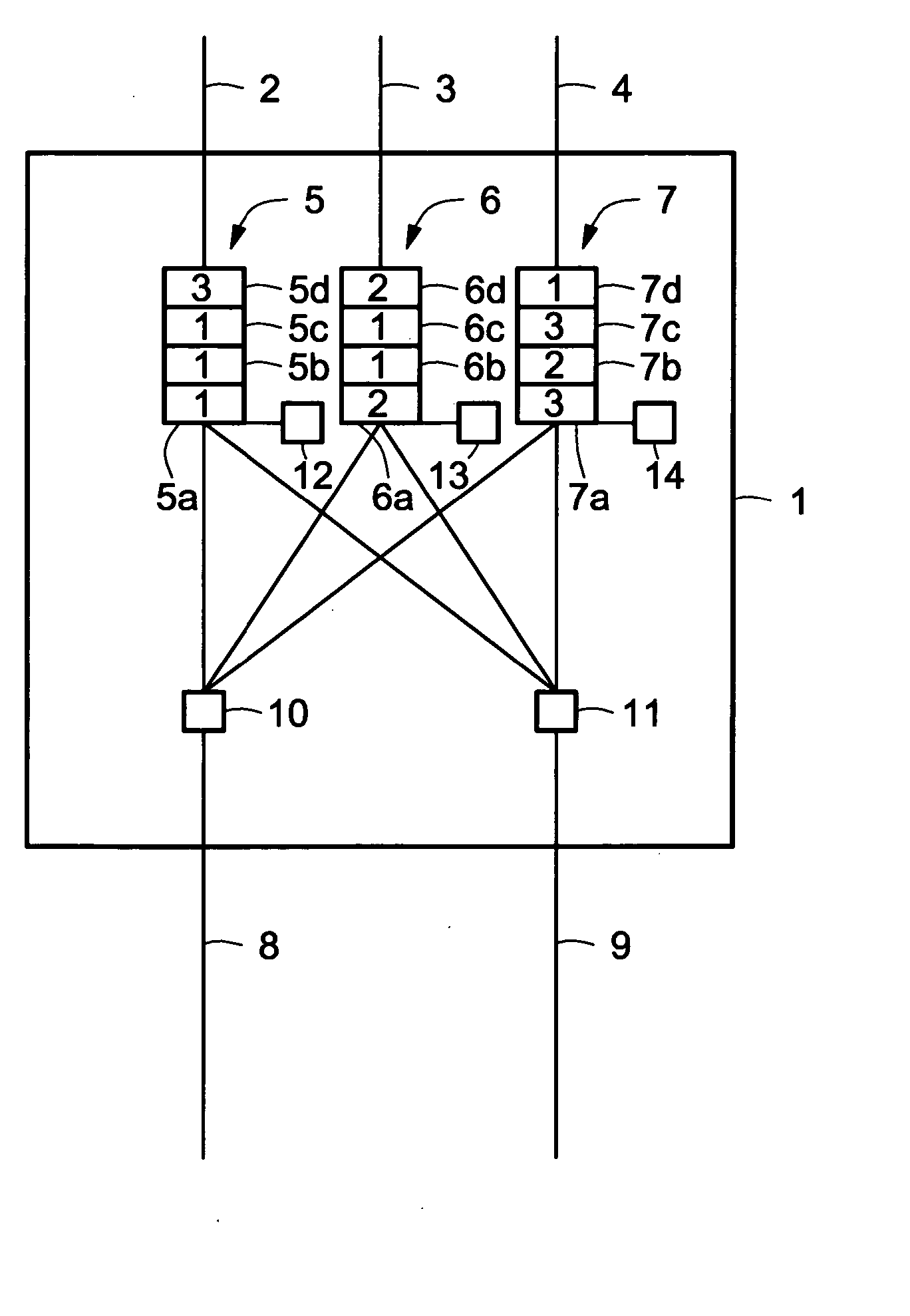 Method and device for managing priority during the transmission of a message