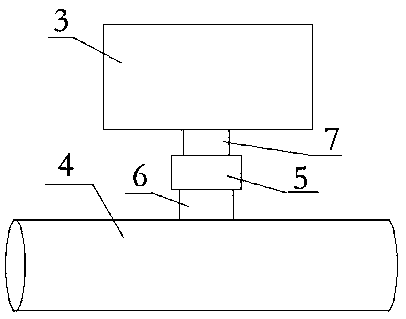 Protecting method for water heating entrance valve