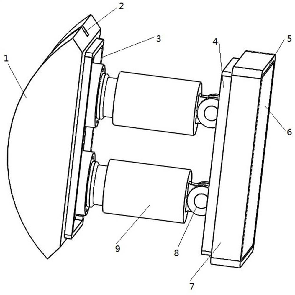 Heading machine and unilateral gripper shoe device thereof