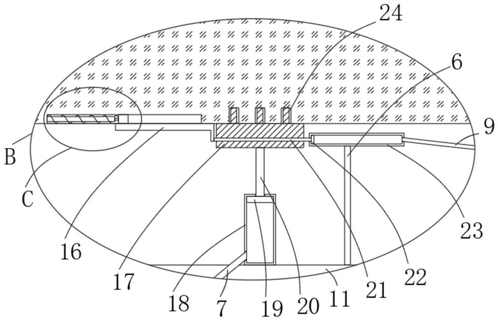 An unmanned aerial vehicle charging and replenishing device for power transmission lines