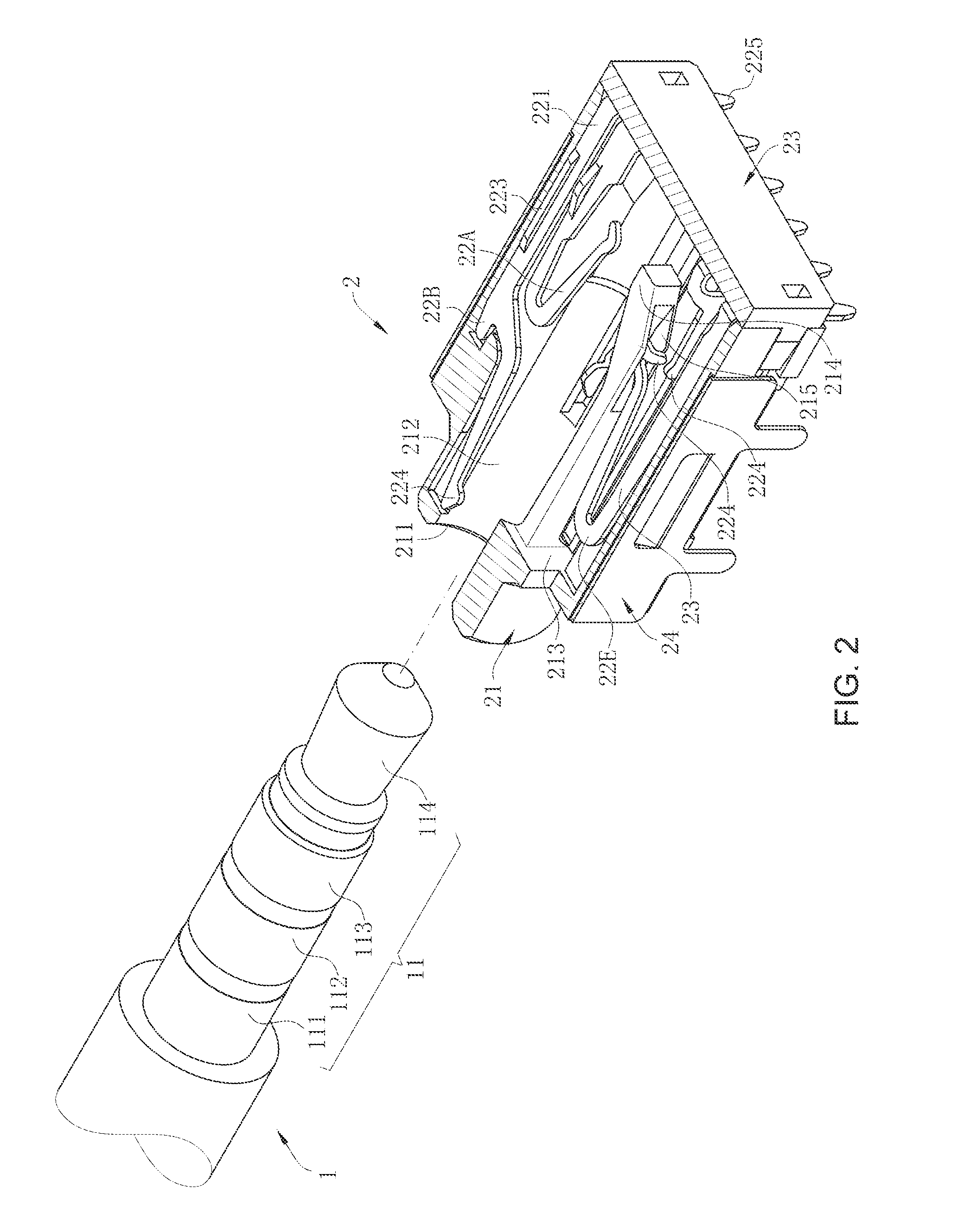 Receptacle connector