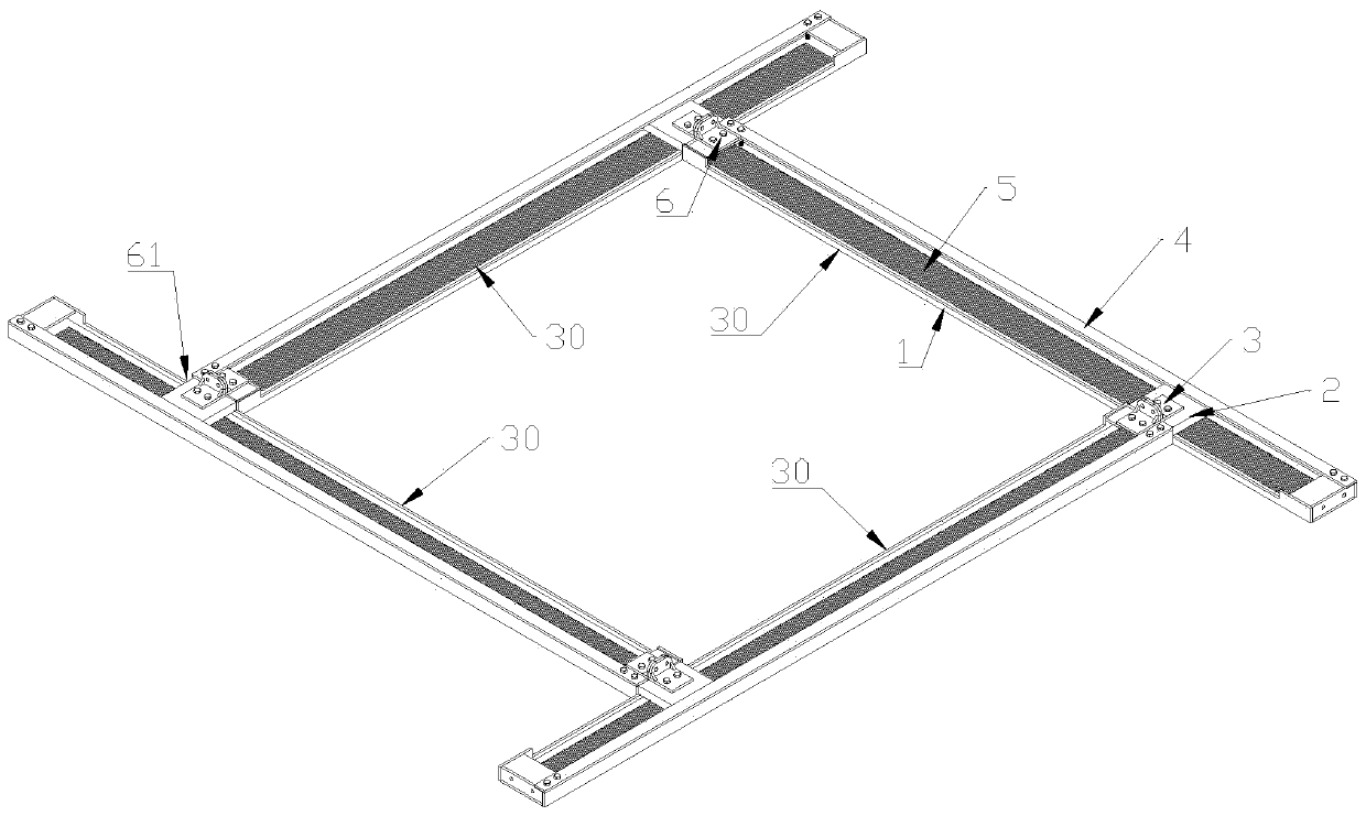 Size-adjustable prefabricated laminated floor slab combination die