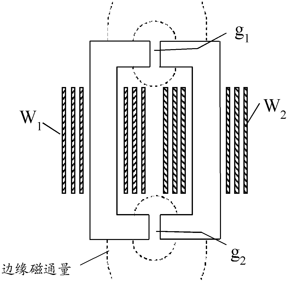 Direct-current filter inductor and manufacturing method thereof