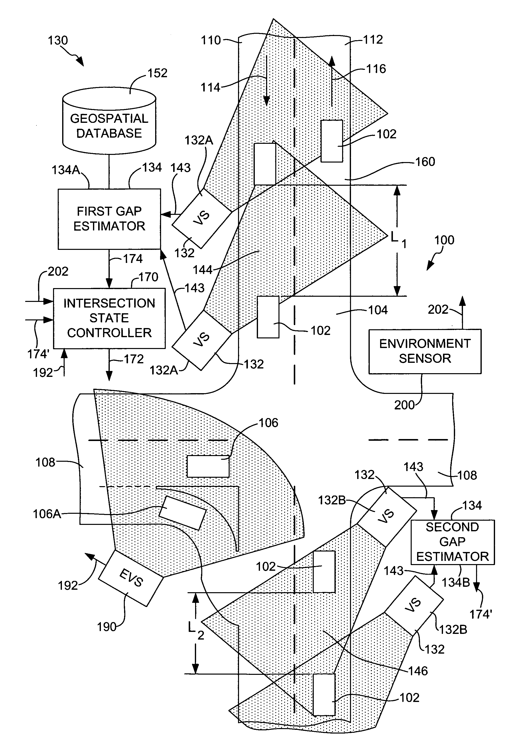 Intersection assistance system and method