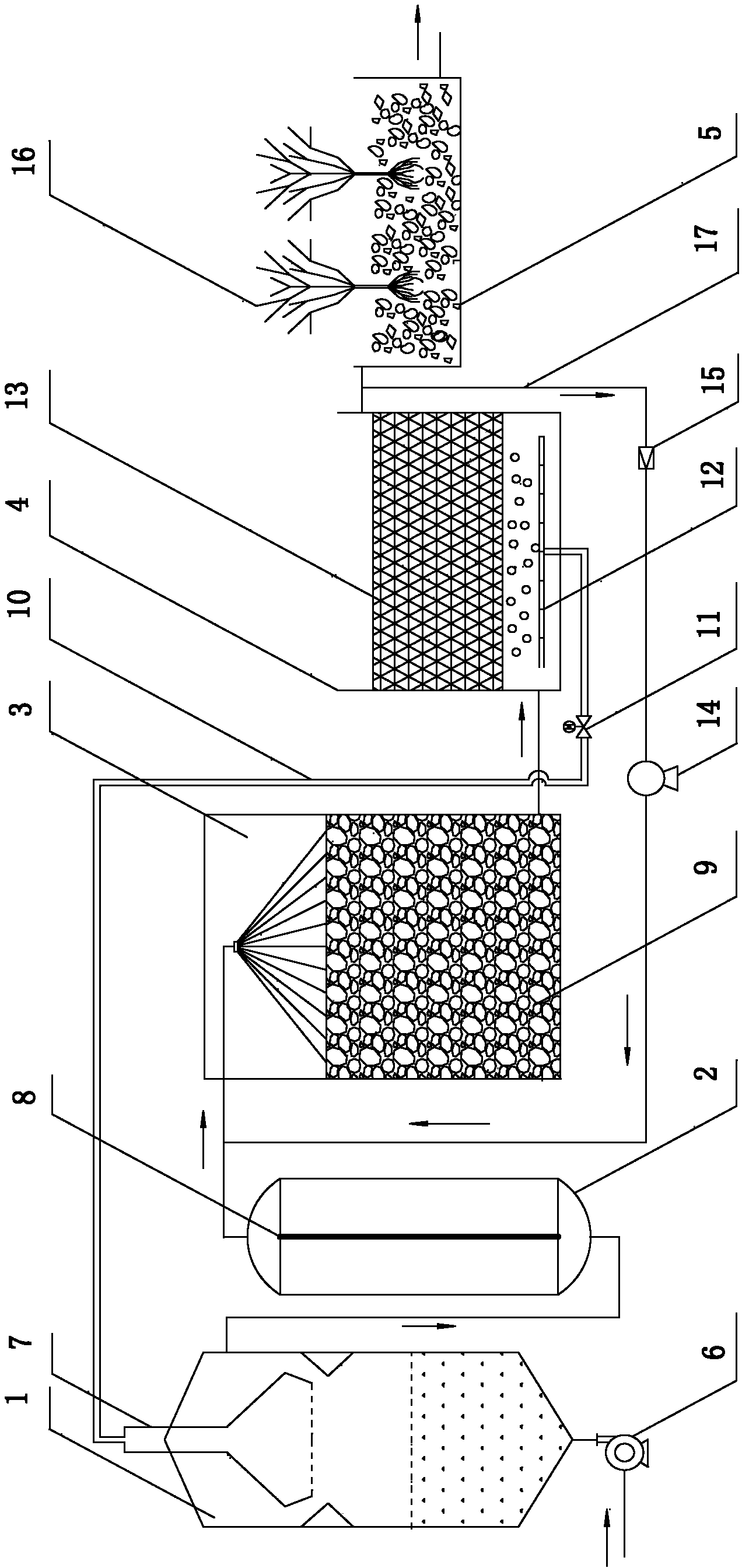 Processing device and processing method applicable to high-ammonia-nitrogen agricultural wastewater