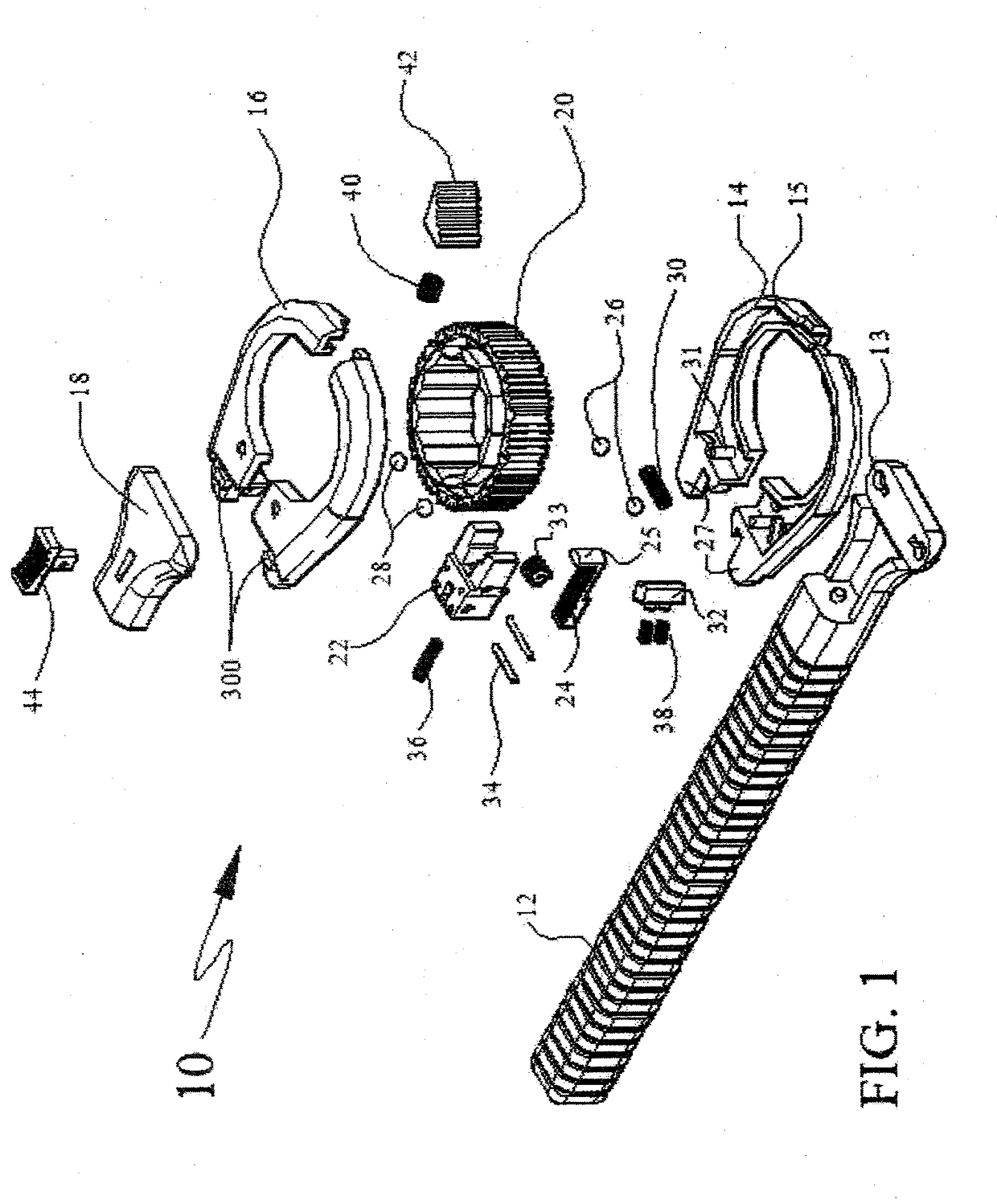 Clamping ratchet wrench