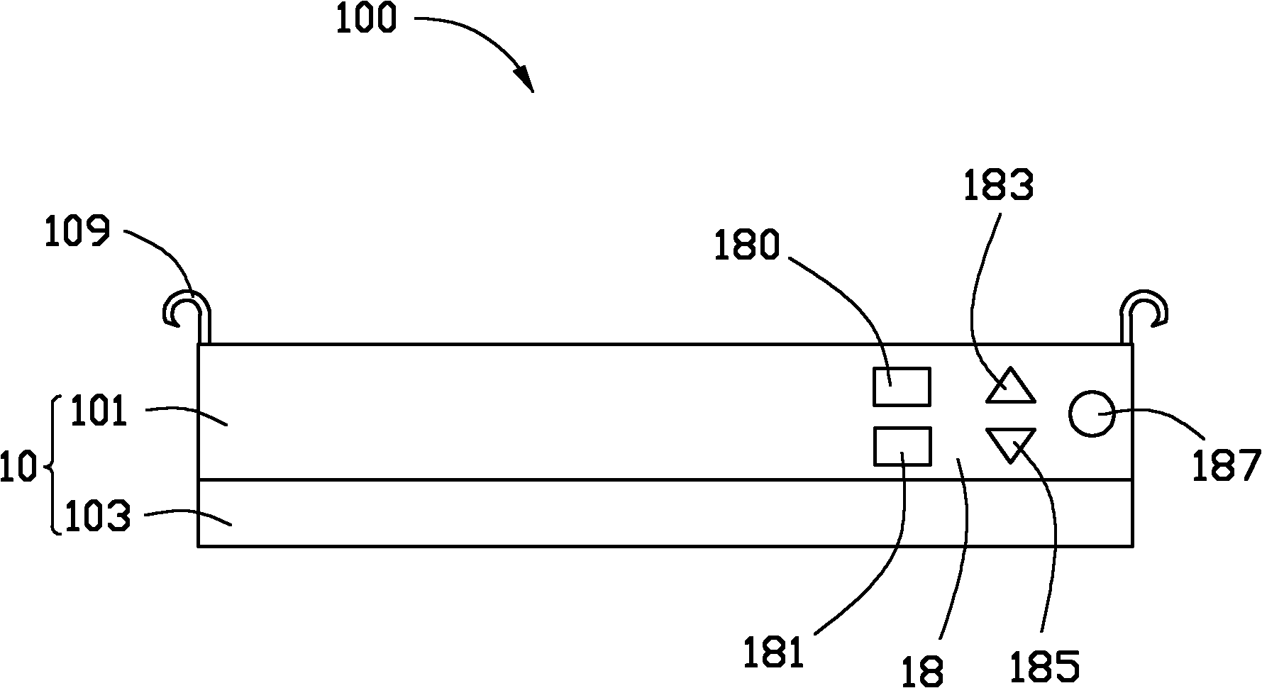 Display and electronic device with same