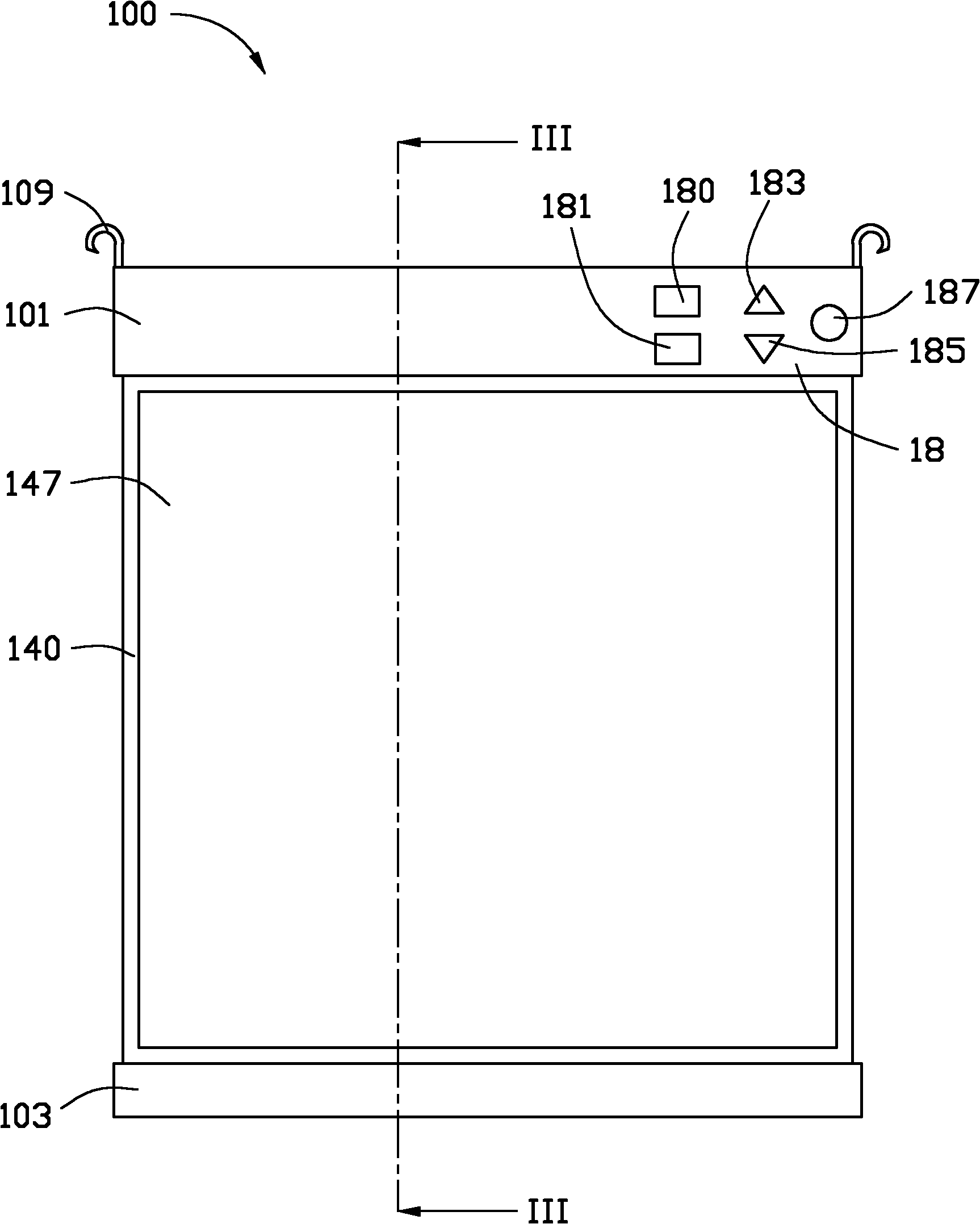 Display and electronic device with same
