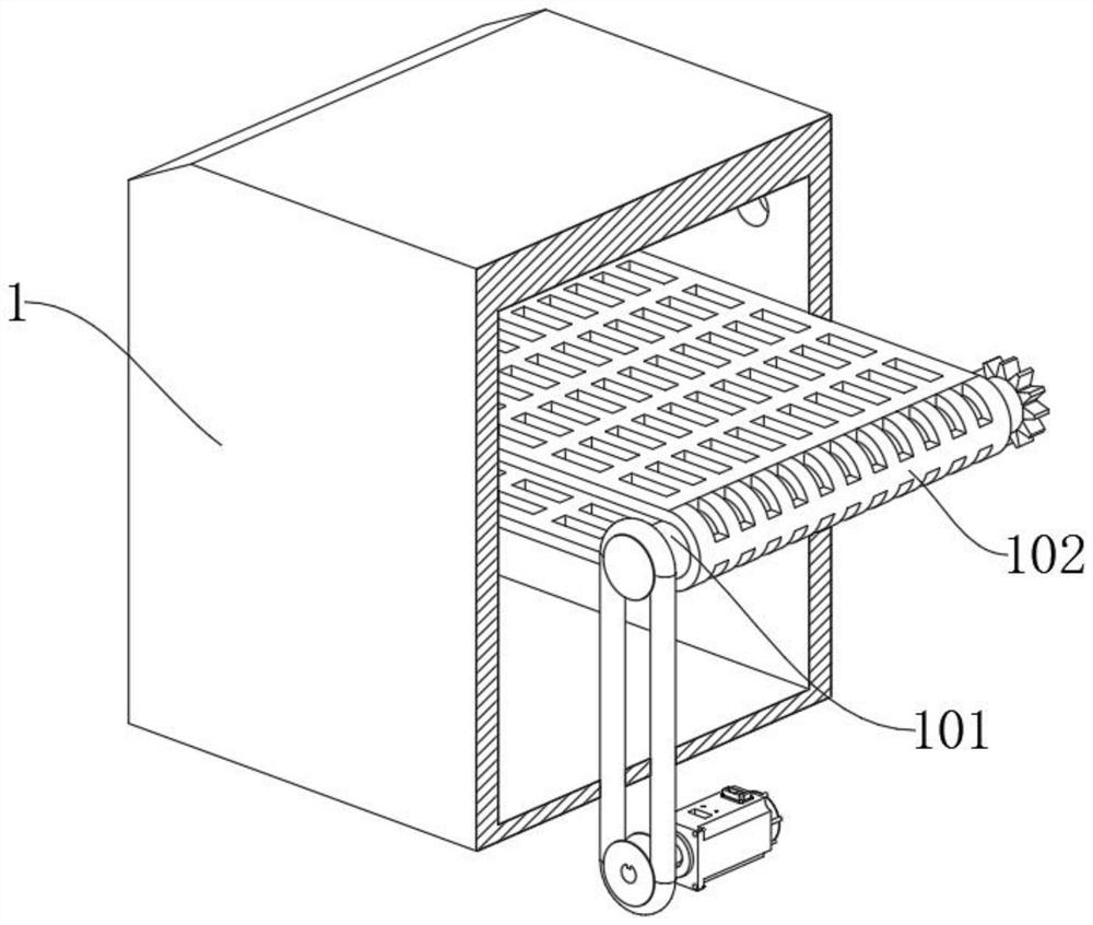 Baking device for food processing