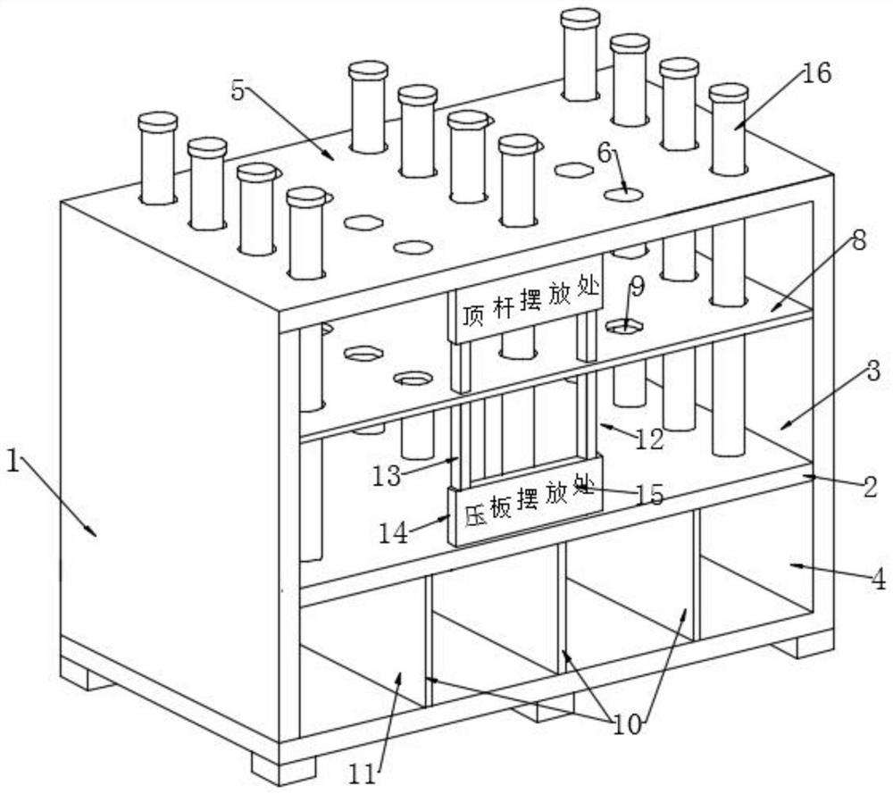 Oil press multipurpose tool cabinet capable of achieving placement conveniently