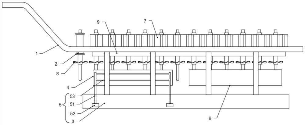 Automatic cleaning device for freezing point osmotic pressure tester probe