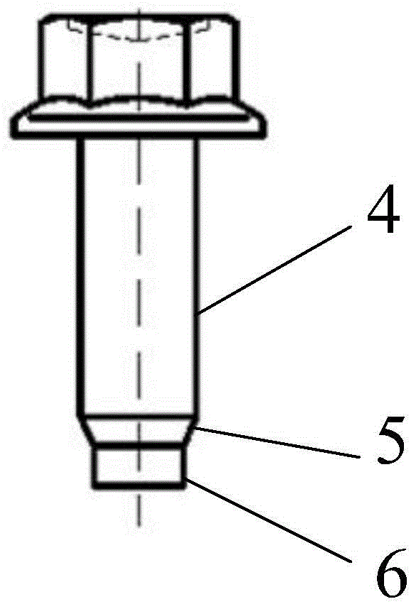 Processing technology of threaded bolt with taper