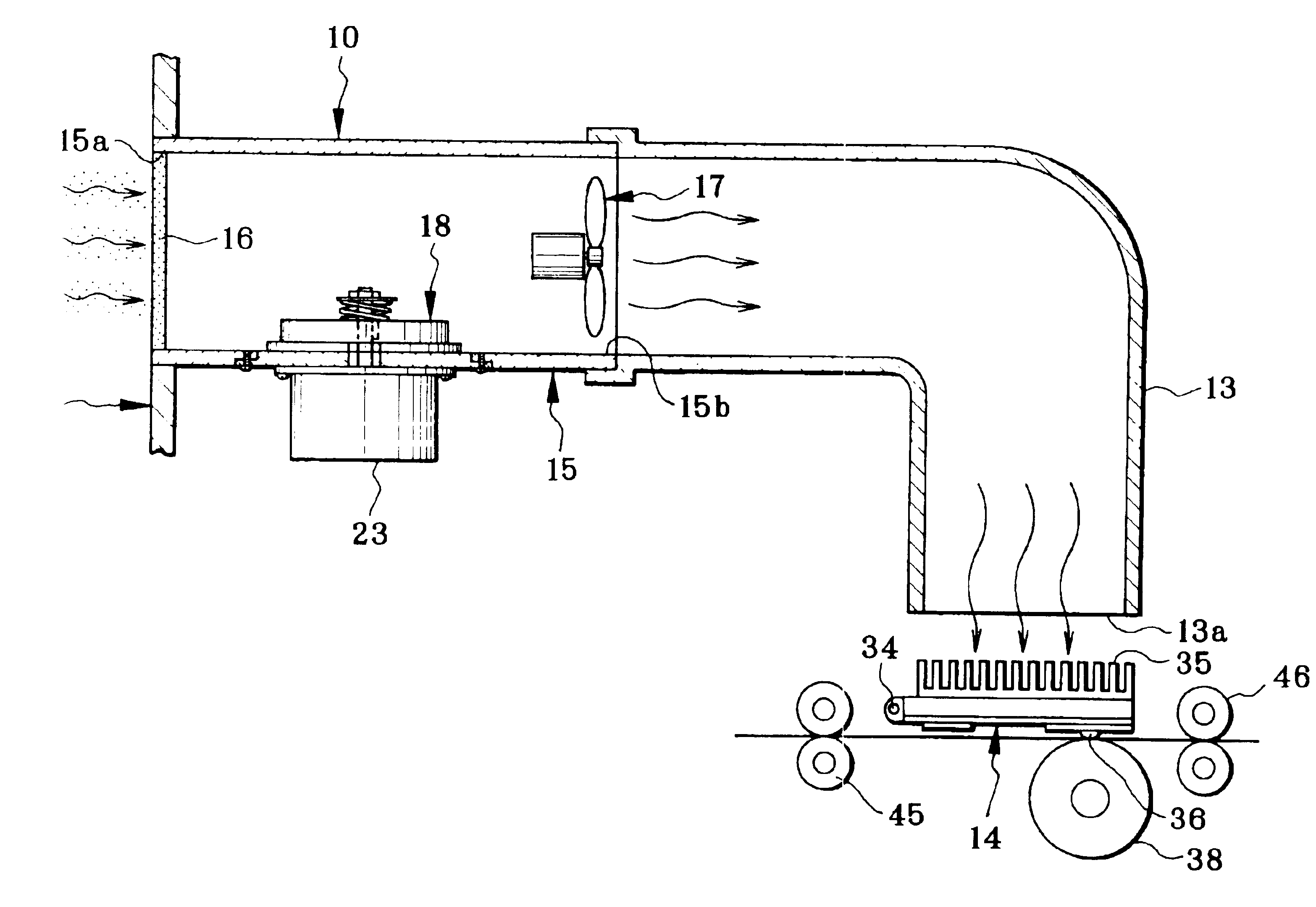 Dust collector for collecting fine dust in air