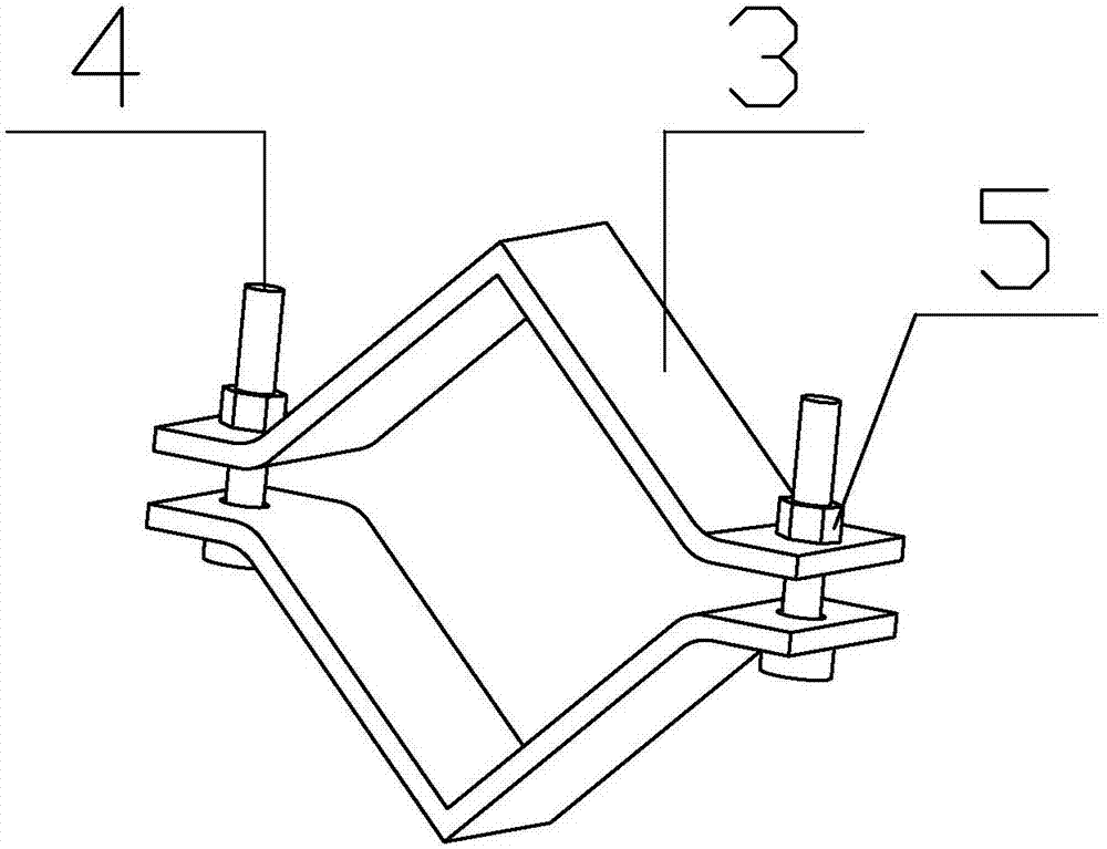 Temporary reinforcing method of circular pipe components