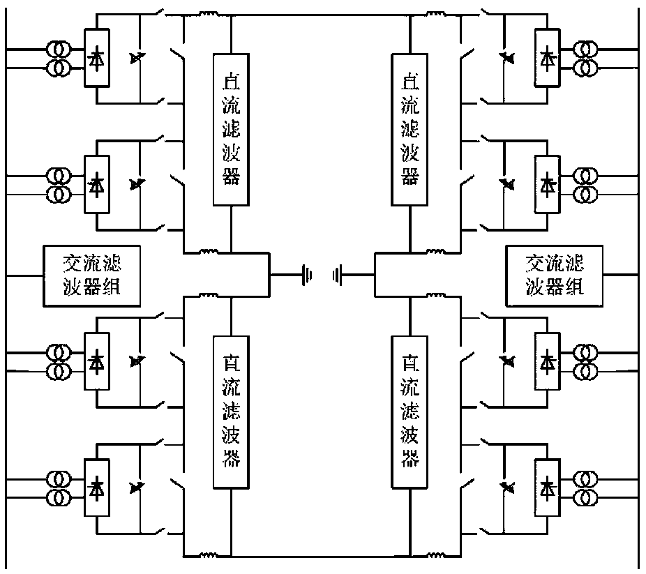 Reliability analytical method of extra-high voltage direct-current transmission project thyristor converter valve system