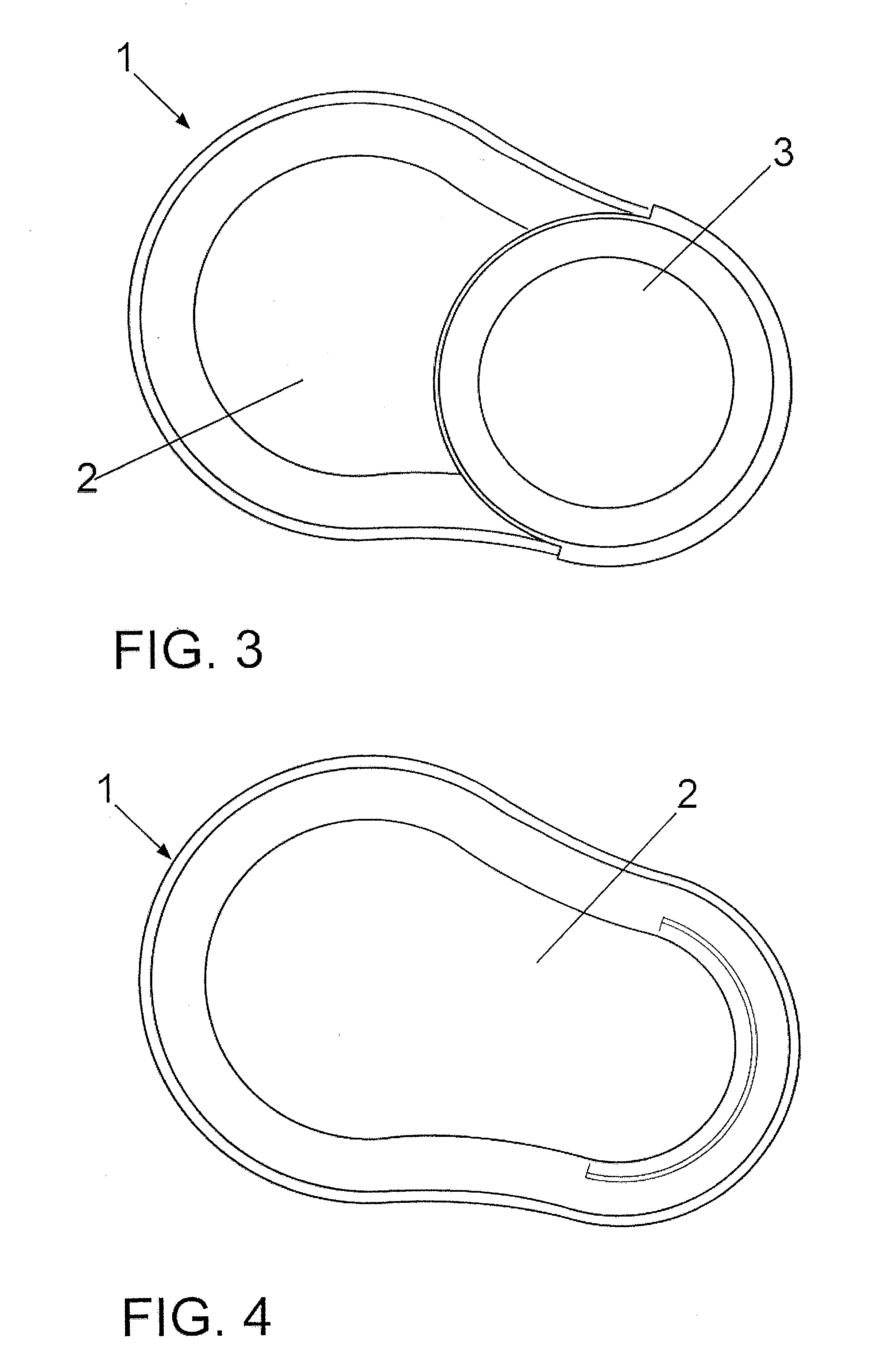 Mop bucket with two compartments