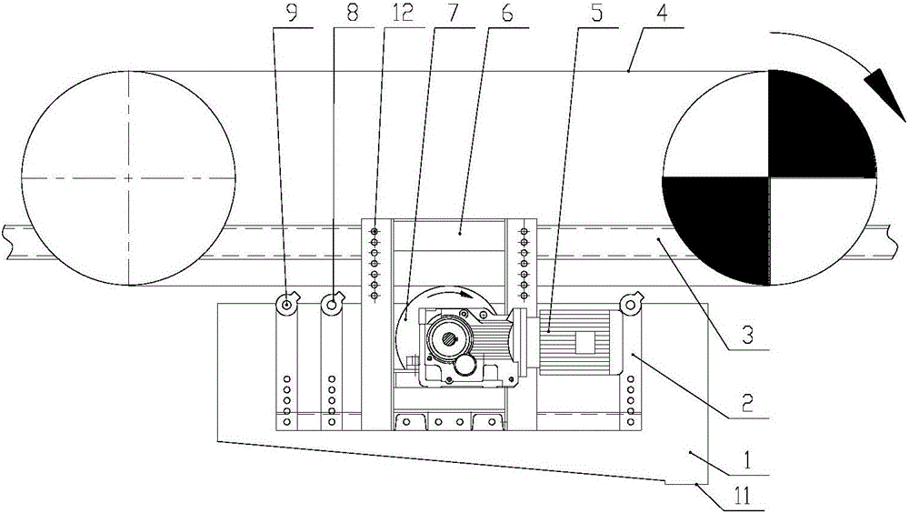 Novel conveyor comprehensive cleaning device