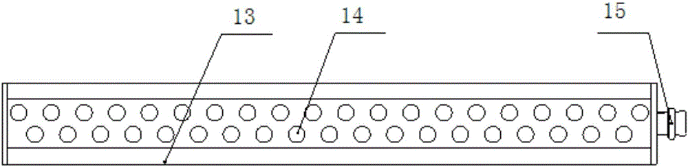 Novel conveyor comprehensive cleaning device