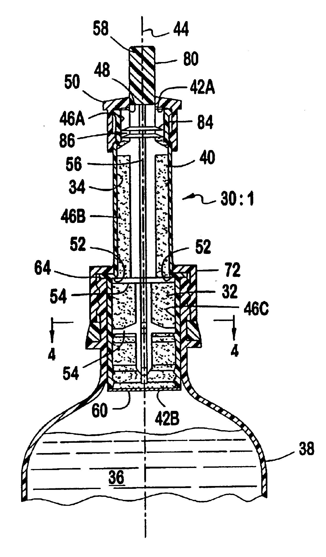 Flavoring component holding dispenser for use with consumable beverages