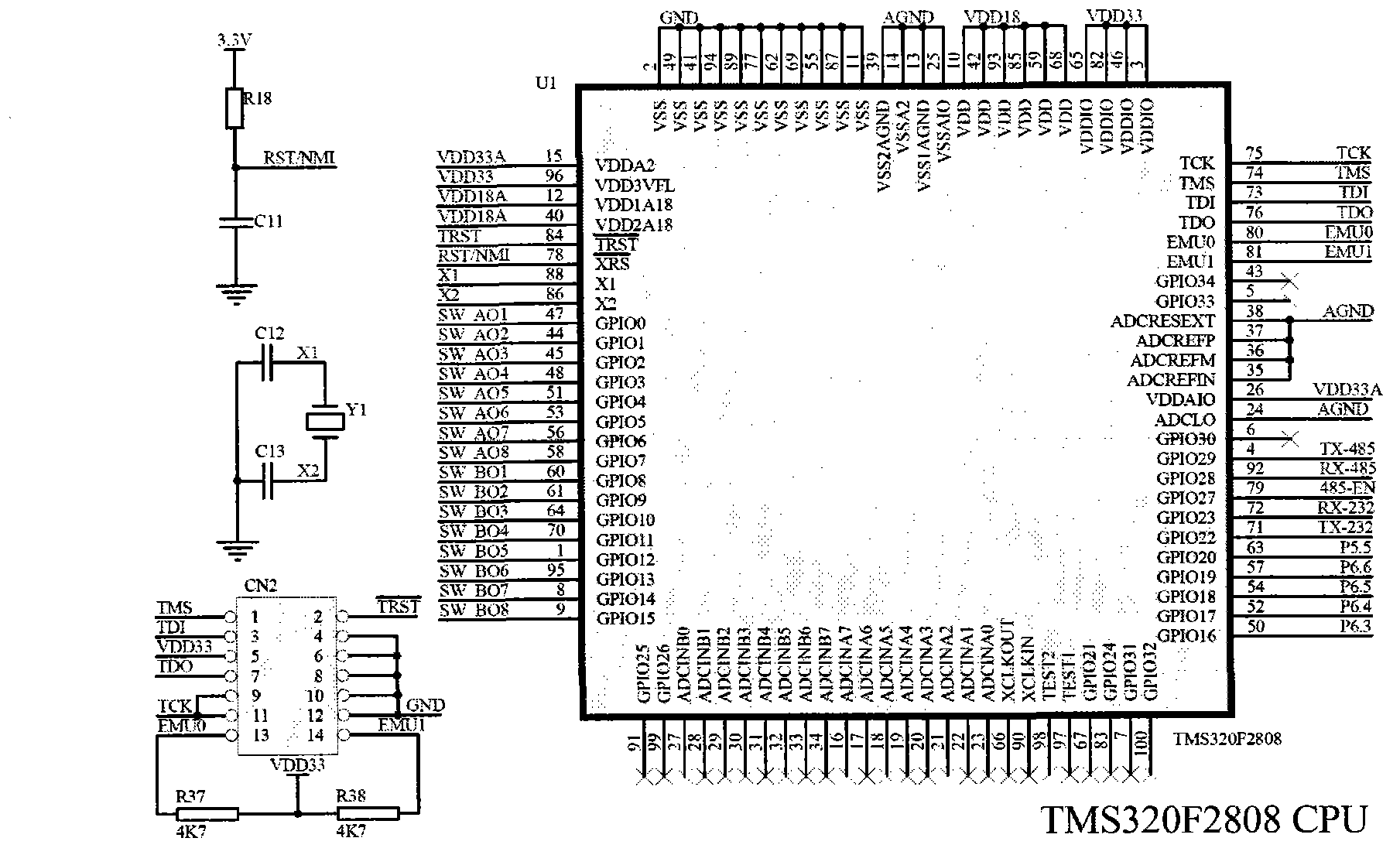 Radiofrequency filter switching system for GPIB (general purpose interface bus) command control