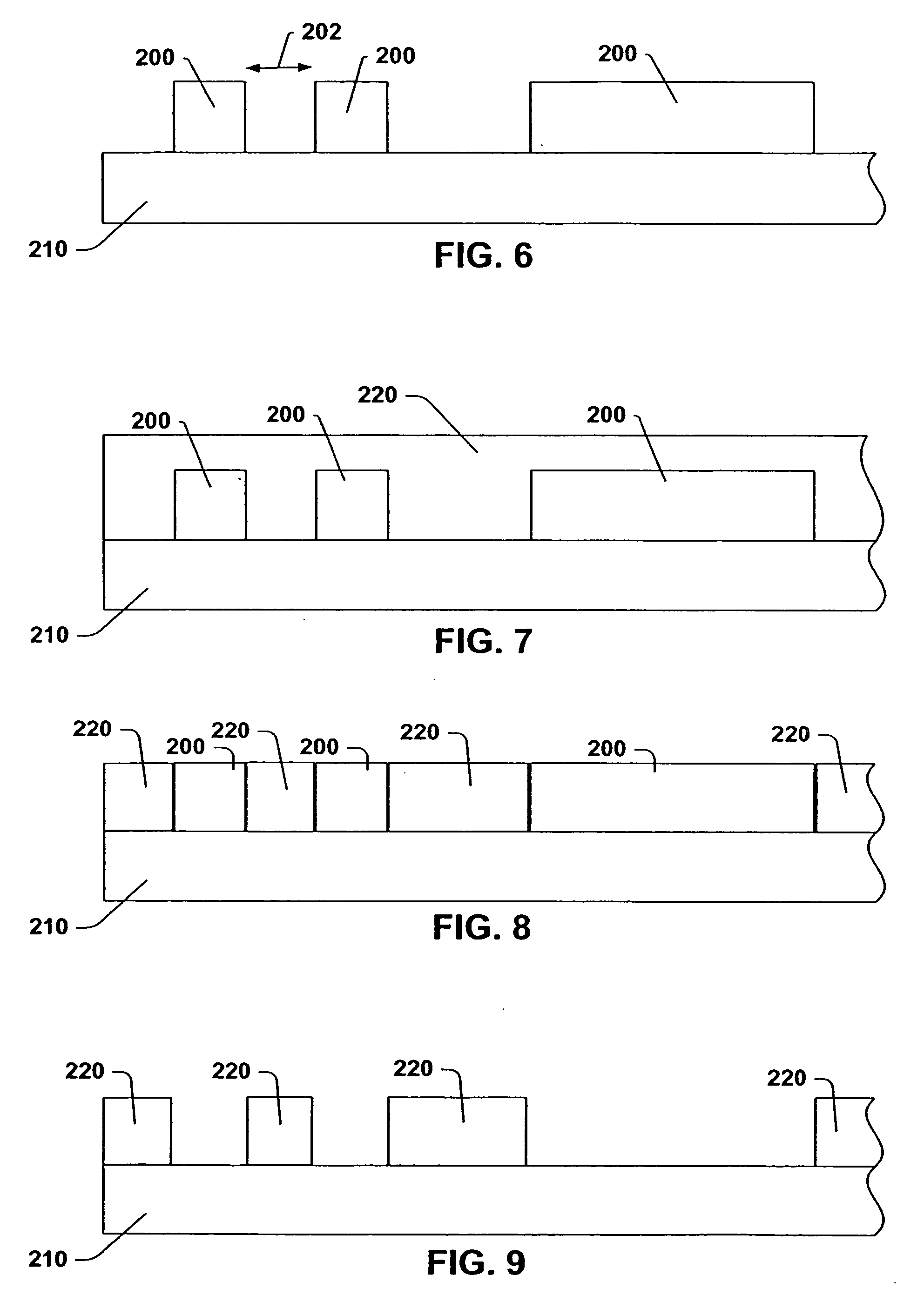 Inverse resist coating process