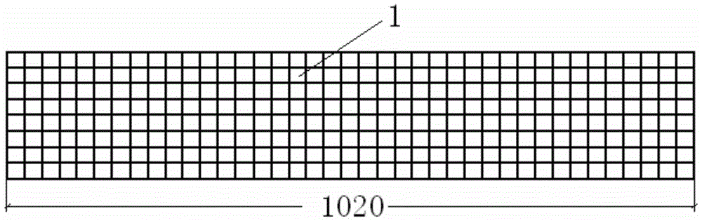 Glass fiber sand-fixing net and its weaving method